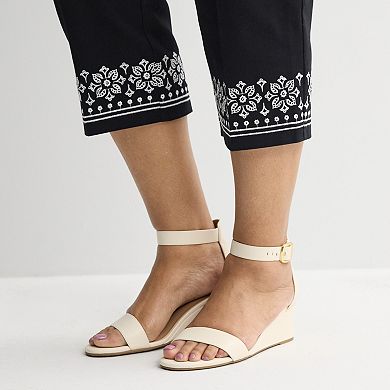 Plus Size Croft & Barrow® Effortless Stretch Capri Pants