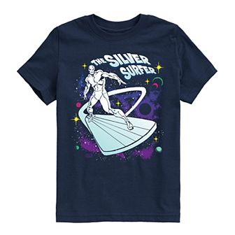 Boys 8-20 Marvel The Fantastic Four: First Steps Silver Surfer Space Graphic Tee