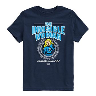 Boys 8-20 Marvel The Fantastic Four: First Steps Invisible Woman Fantastic Since 1961 Graphic Tee