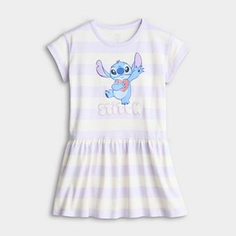 Toddler and Girls 6-12 Jumping Beans® Disney's Stitch Sensory Adaptive Drop Waist Knit Dress