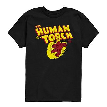 Boys 8-20 Marvel The Fantastic Four: First Touch Human Torch Graphic Tee