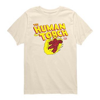 Boys 8-20 Marvel The Fantastic Four: First Touch Human Torch Graphic Tee
