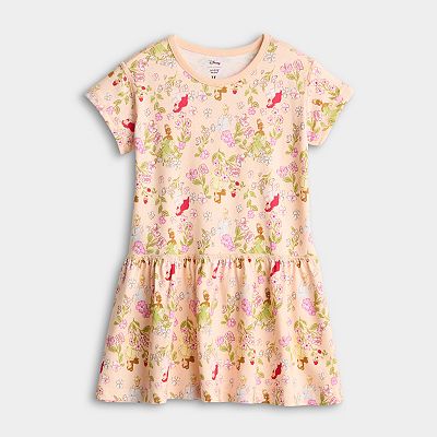 Toddler & Girls 4-12 Jumping Beans Disney Princess Adaptive Sensory  Friendly Drop Waist Knit Dress