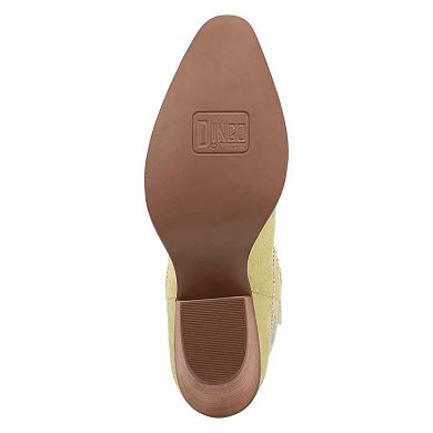 Dingo Tiny Pony Women's Suede Cowgirl Ankle Boots