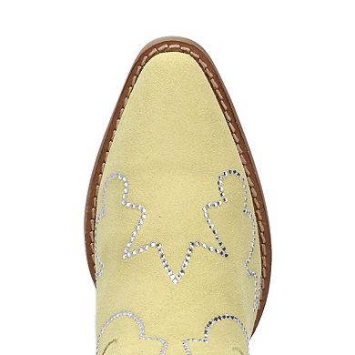 Dingo Tiny Pony Women's Suede Cowgirl Ankle Boots