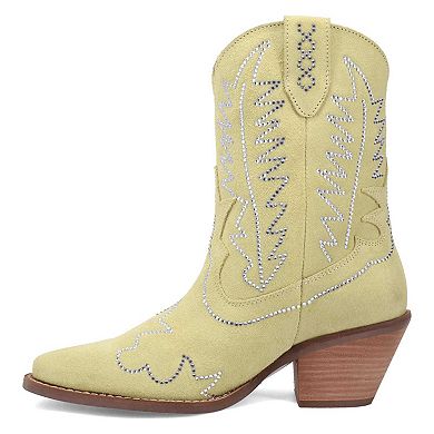 Dingo Tiny Pony Women's Suede Cowgirl Ankle Boots
