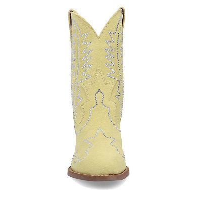 Dingo Tiny Pony Women's Suede Cowgirl Ankle Boots