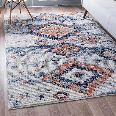 Unique Loom Mediterranean Morocco Throw or Area Rug