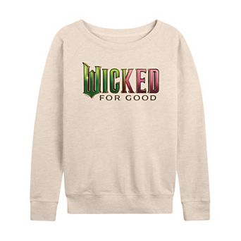 Women's Wicked For Good Logo French Terry Long Sleeve Tee
