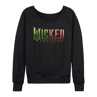 Women's Wicked For Good Logo French Terry Long Sleeve Tee