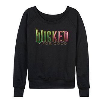 Women's Wicked For Good Logo French Terry Long Sleeve Tee