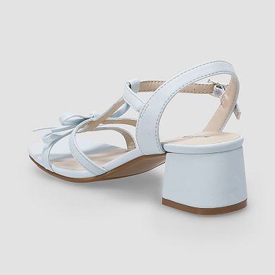Sonoma Goods For Life® Little & Big Kid Girls Caged Bow Dress Heels