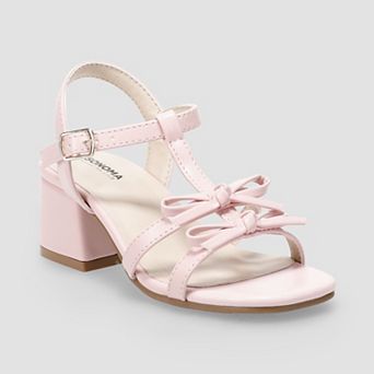Sonoma Goods For Life® Little & Big Kid Girls Caged Bow Dress Heels