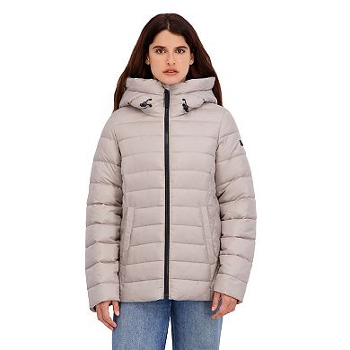 Women's Halitech Faux Fur Trim Puffer Jacket