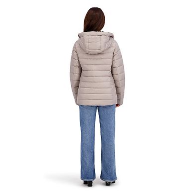 Women's Halitech Faux Fur Trim Puffer Jacket