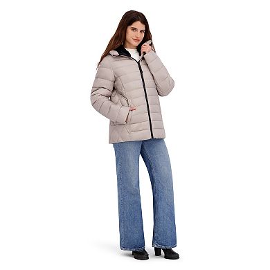 Women's Halitech Faux Fur Trim Puffer Jacket