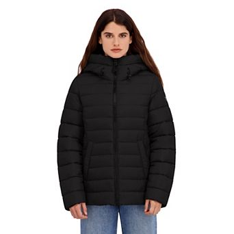 Women's Halitech Faux Fur Trim Puffer Jacket