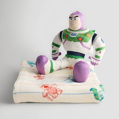 The Big One® Disney / Pixar's Toy Story 2-Piece Throw Blanket & Buzz Lightyear Plush Toy Set