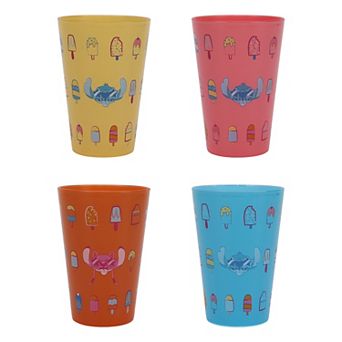 Celebrate Together™ Summer 4 pc Stitch Plastic Cup Set