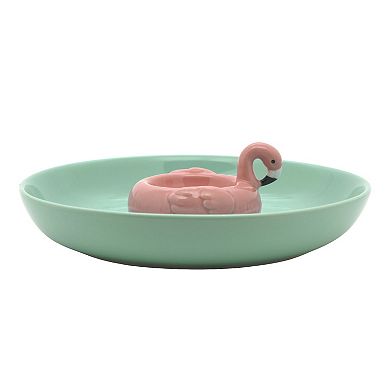 Celebrate Together™ Summer Flamingo Chip & Dip Platter