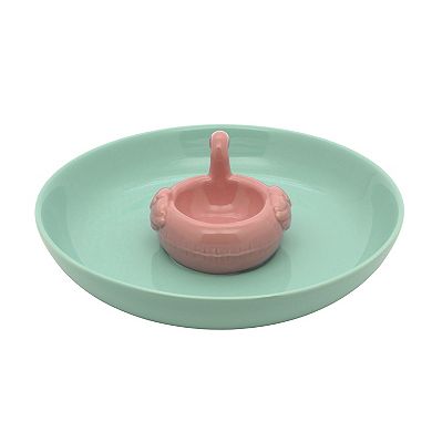 Celebrate Together™ Summer Flamingo Chip & Dip Platter