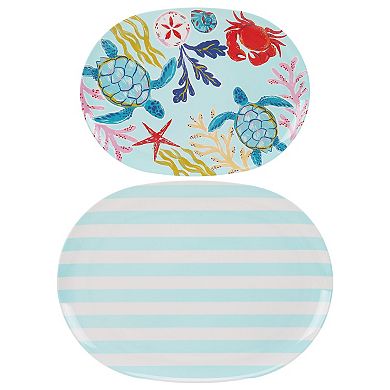 Celebrate Together™ Summer Coastal Platter 2-Piece Set