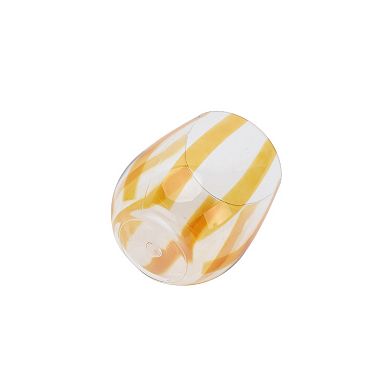 Celebrate Together™ Summer 2-pc. Striped Stemless Wine Glass Set