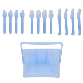 Celebrate Together™ Summer Polypropylene Utensil Caddy with 12 Utensils