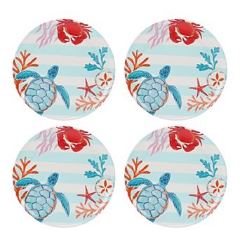 Celebrate Together™ Summer 4 pc Coastal Salad Plate Set