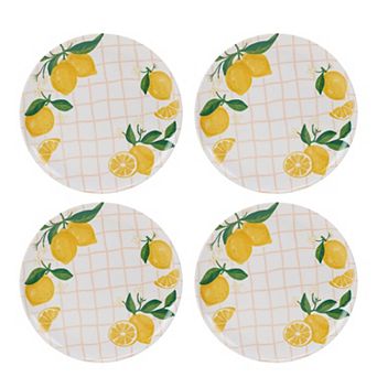 Celebrate Together™ Summer 4 pc Lemons Salad Plate Set