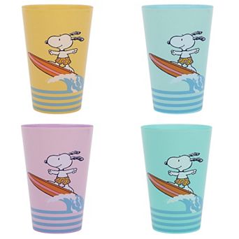 Celebrate Together™ Summer 4 pc Snoopy Summer Plastic Cup Set