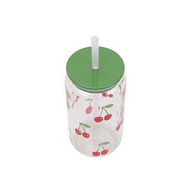 Celebrate Together™ Summer Cherry Sipper Tumbler with Straw