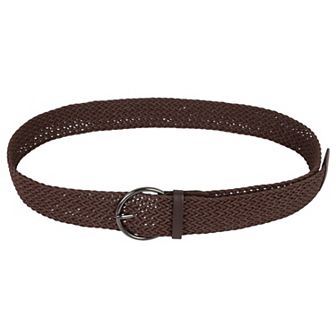 Chic Woven Womens Belt with Alloy Buckle