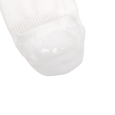 3-Pack Women's Pure Cotton Low Cut Socks with Heel Grip Anti-Slip Design