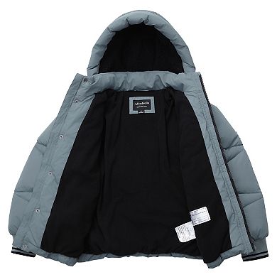 Boys' Rokka&Rolla Cozy Grid Puffer Jacket