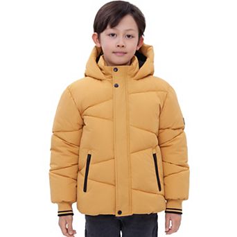 Boys' Rokka&Rolla Cozy Grid Puffer Jacket