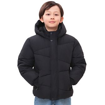 Boys' Rokka&Rolla Cozy Grid Puffer Jacket