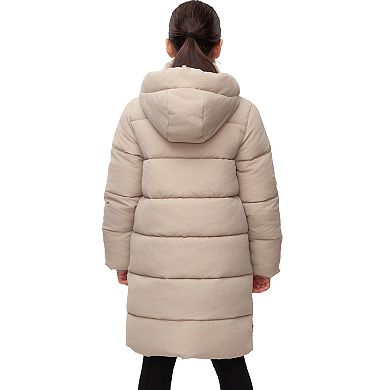 Girl Rokka&Rolla Knee-Length Puffer Jacket Coat