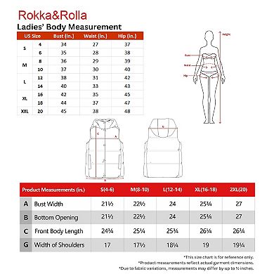 Women's Rokka&Rolla Midweight Puffer Vest