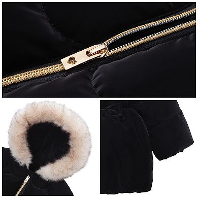 Toddler Girls' Rokka&Rolla Luxe Bow Puffer Coat