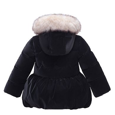 Toddler Girls' Rokka&Rolla Luxe Bow Puffer Coat