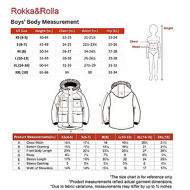 Boys' Rokka&Rolla Insulated Parka Jacket