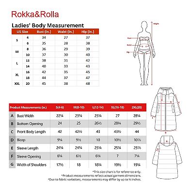 Women's Rokka&Rolla Seamless Heavyweight Maxi Puffer Coat