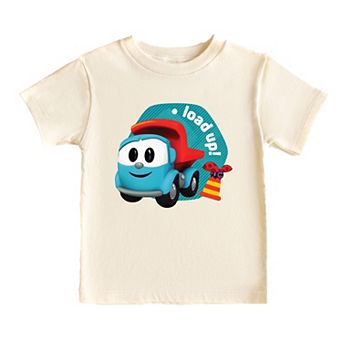 Leo the Truck Load Up! - Toddler Short Sleeve Graphic T-Shirt