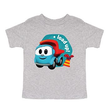Leo the Truck Load Up! - Toddler Short Sleeve Graphic T-Shirt
