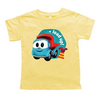Leo the Truck Load Up! - Toddler Short Sleeve Graphic T-Shirt