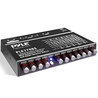 Pyle 7-Band Graphic Equalizer with Bluetooth and Subwoofer Volume Control - Black - 1 ct