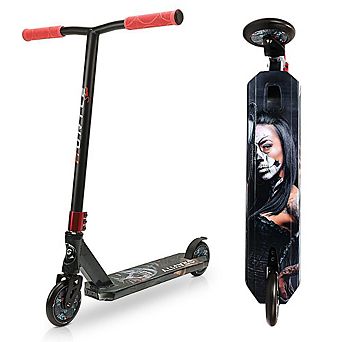 Lightweight street Stunt Scooter -  for Kids and Teens, Alloy Deck with High Impact Wheels