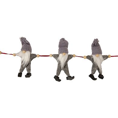 Northlight 3.5-ft. Unlit Knit Gnome Novelty Christmas Garland