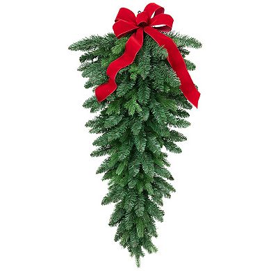 Northlight 48-Inch Unlit Coniferous Pine Artificial Teardrop Garland